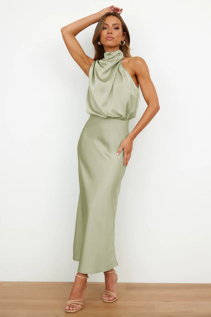 Violet | Vestido drapeado Sahara