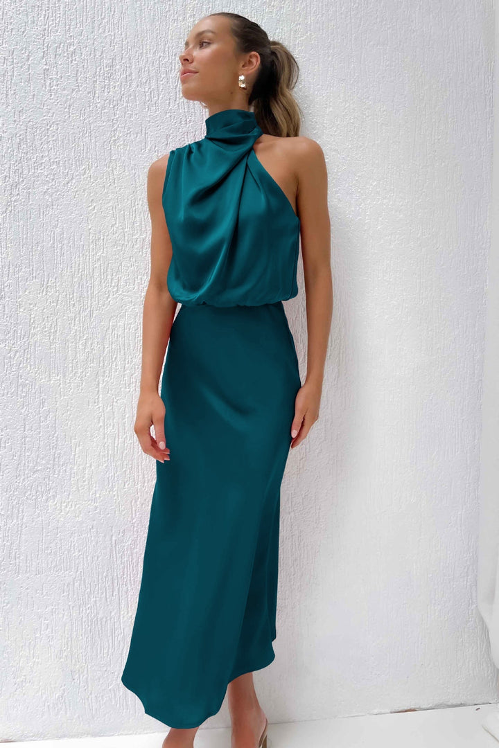 Violet | Vestido drapeado Sahara