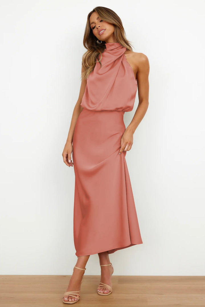 Violet | Vestido drapeado Sahara