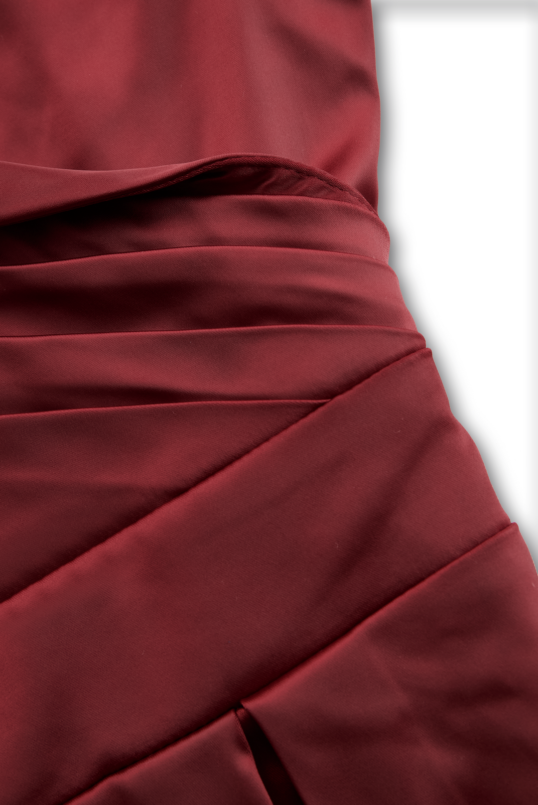 Petula | Vestido midi de satén de inspiración vintage con cuello drapeado
