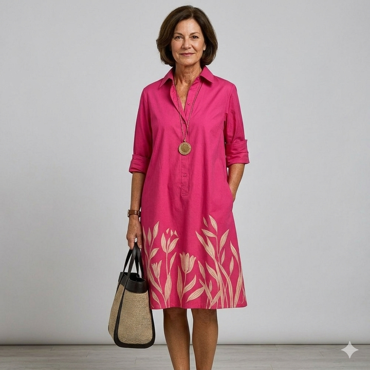 Ana | Vestido midi estampado floral