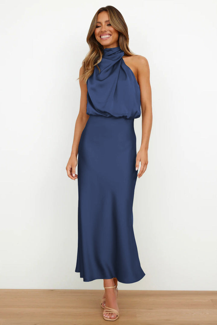 Violet | Vestido drapeado Sahara
