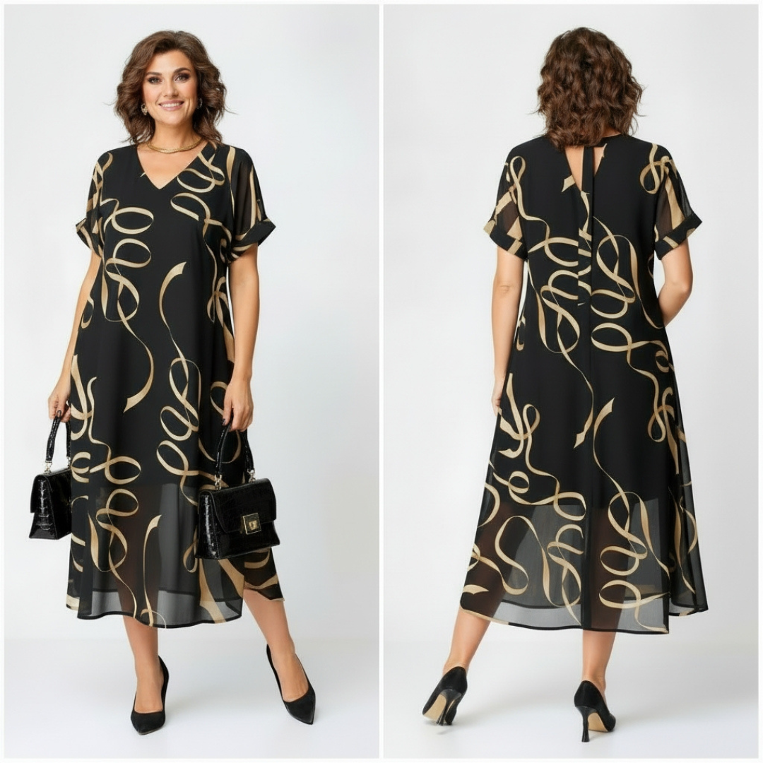 Elenia | Vestido con volantes de elegancia atemporal