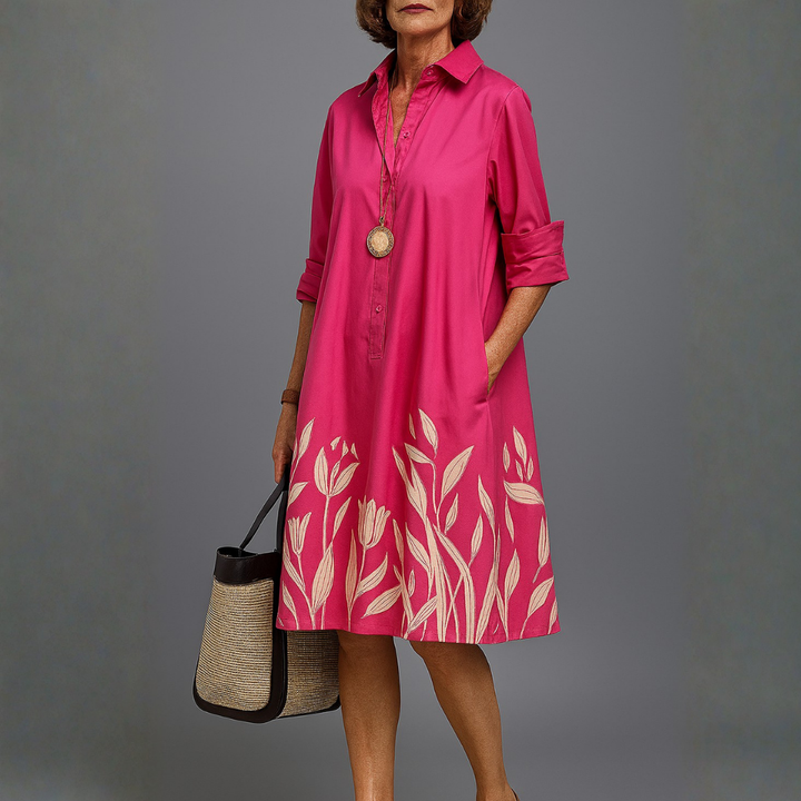 Ana | Vestido midi estampado floral