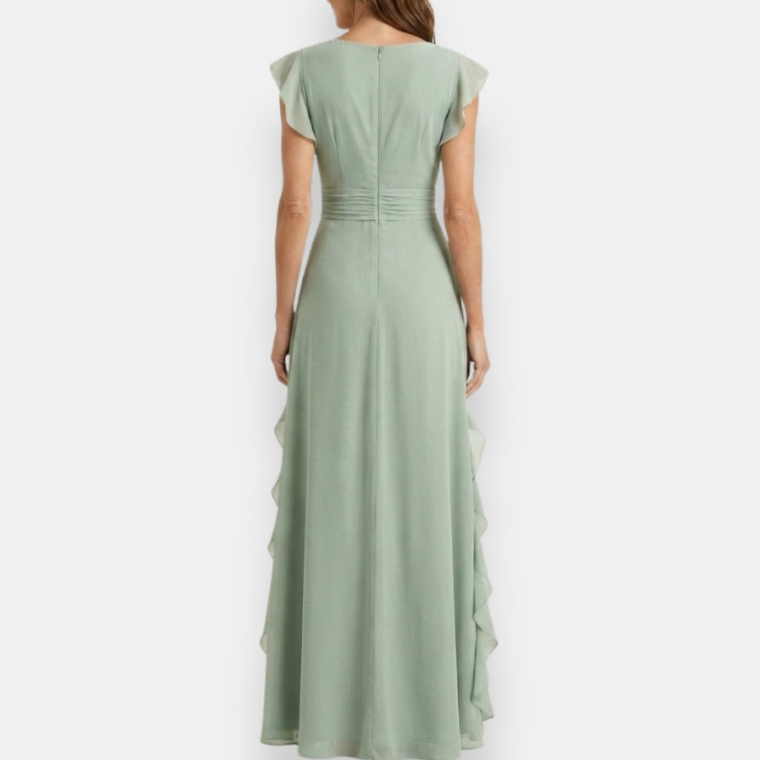 Prune | Vestido de ceremonia con volantes