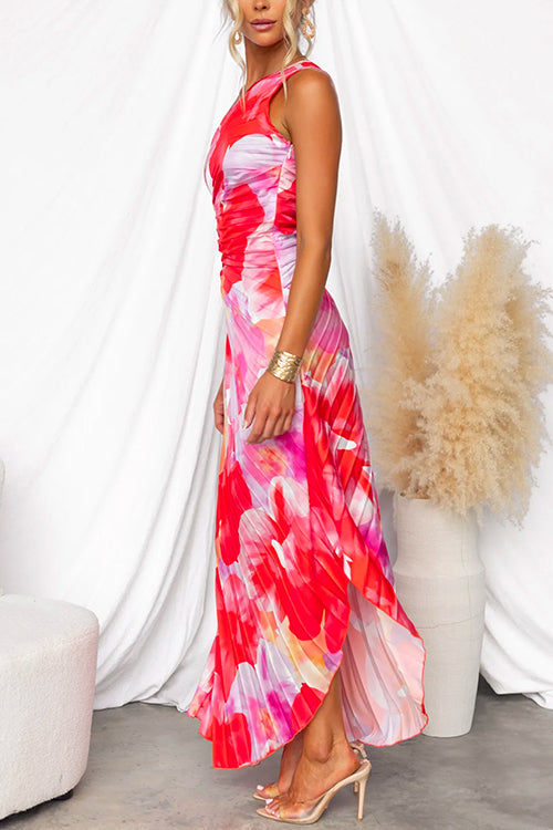 Isabelle | Vestido largo asimétrico elegante