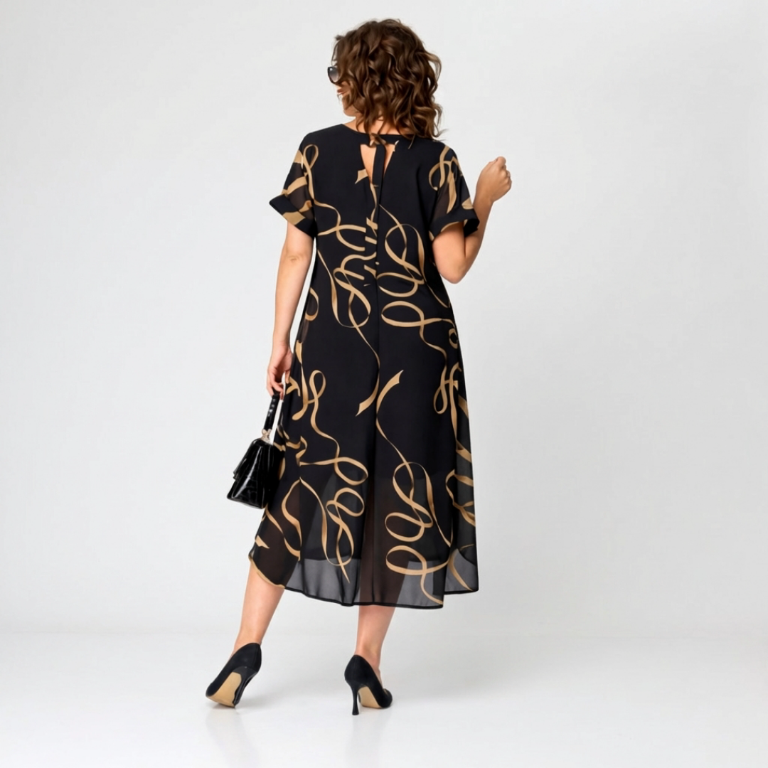 Elenia | Vestido con volantes de elegancia atemporal