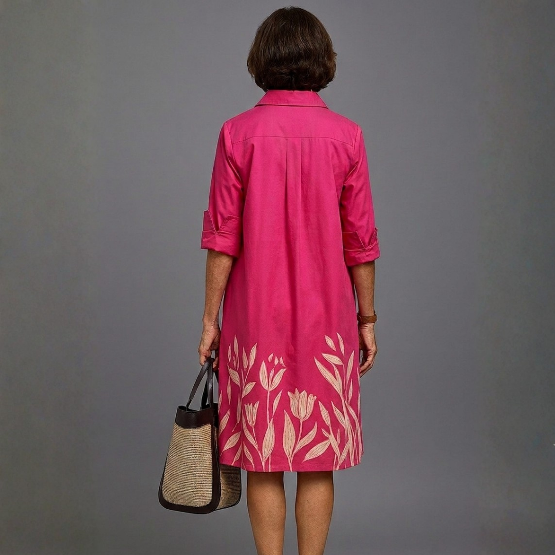 Ana | Vestido midi estampado floral
