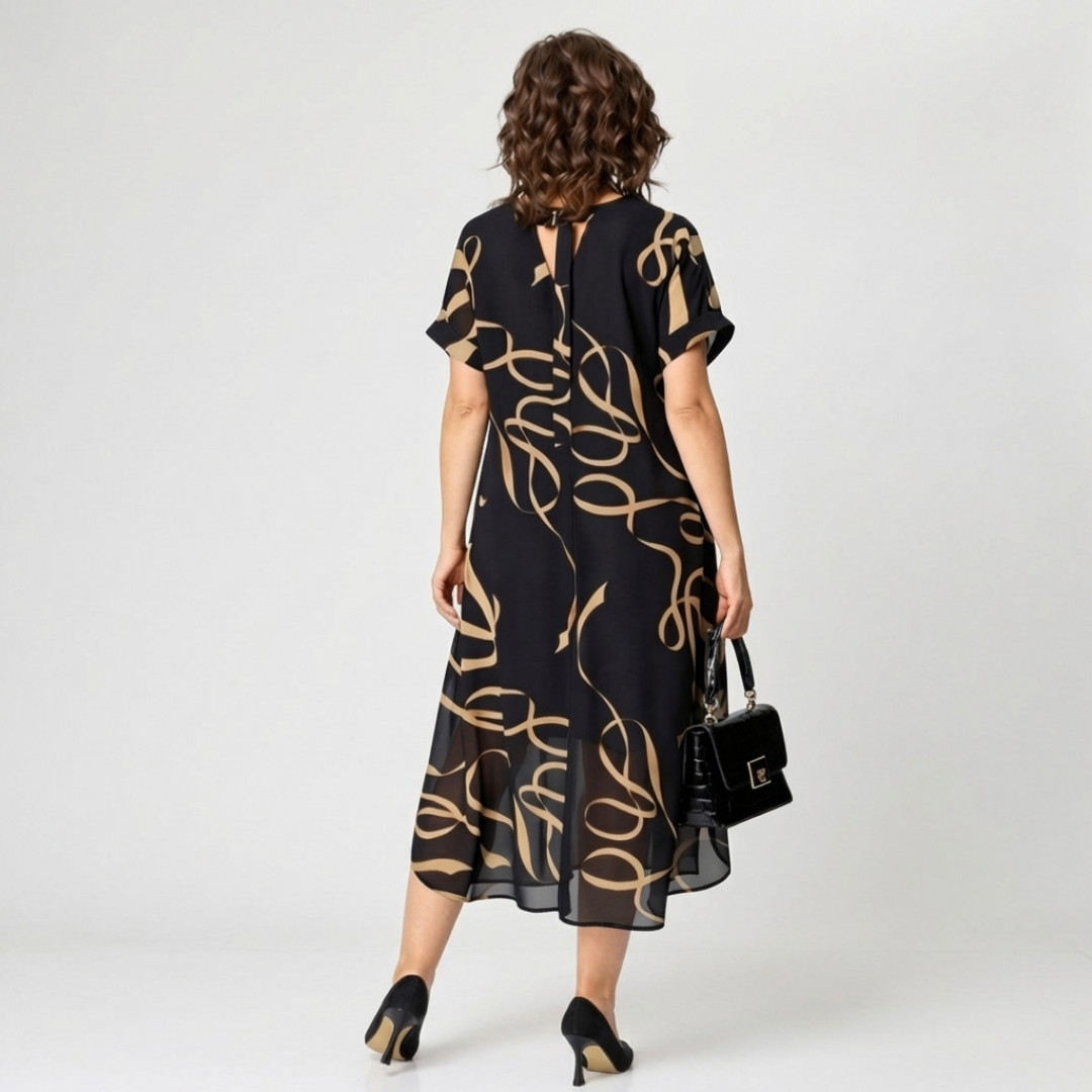 Elenia | Vestido con volantes de elegancia atemporal