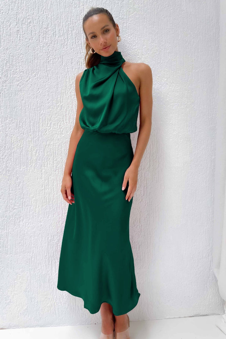 Violet | Vestido drapeado Sahara
