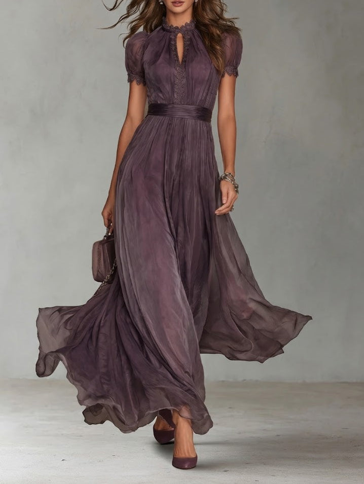 Flavia | Vestido largo morado