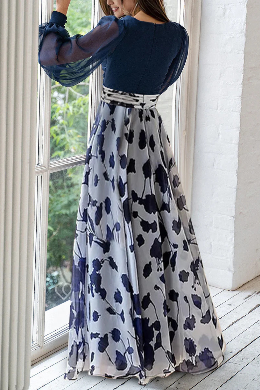 Valentina | Vestido largo floral elegante