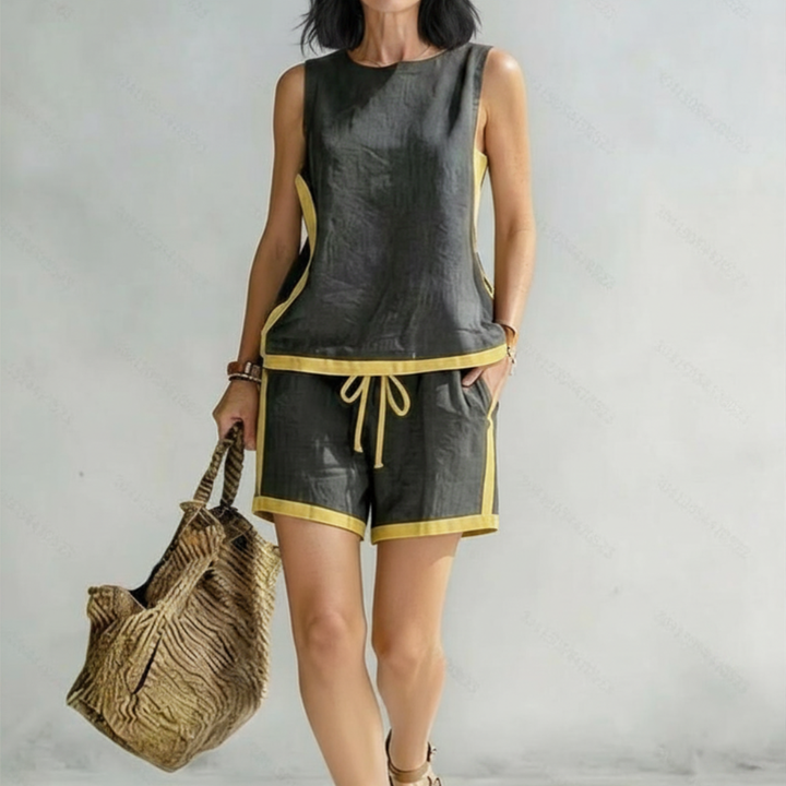 Clarinne | Conjunto lino corto