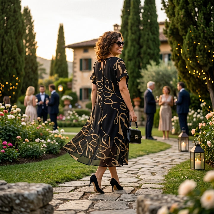 Elenia | Vestido con volantes de elegancia atemporal