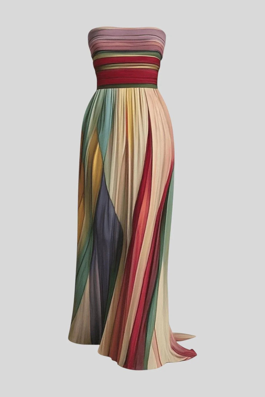 Talma | Vestido sin tirantes elegante