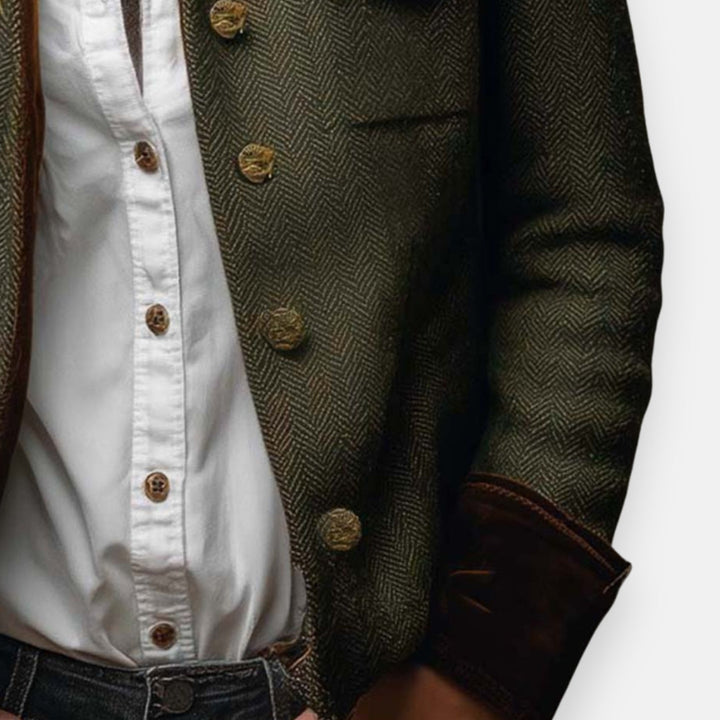 Ava | Chaqueta elegante con detalles en terciopelo