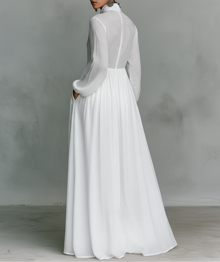 Elisa – Vestido Maxi Patchwork