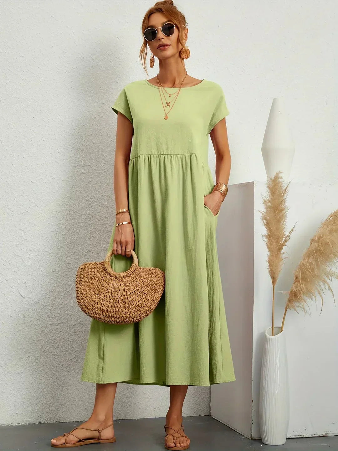 Gabrielle | Vestido midi elegante