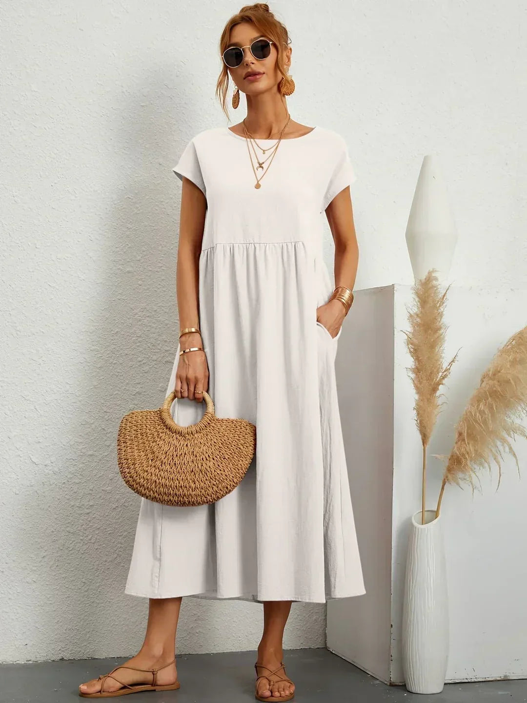 Gabrielle | Vestido midi elegante