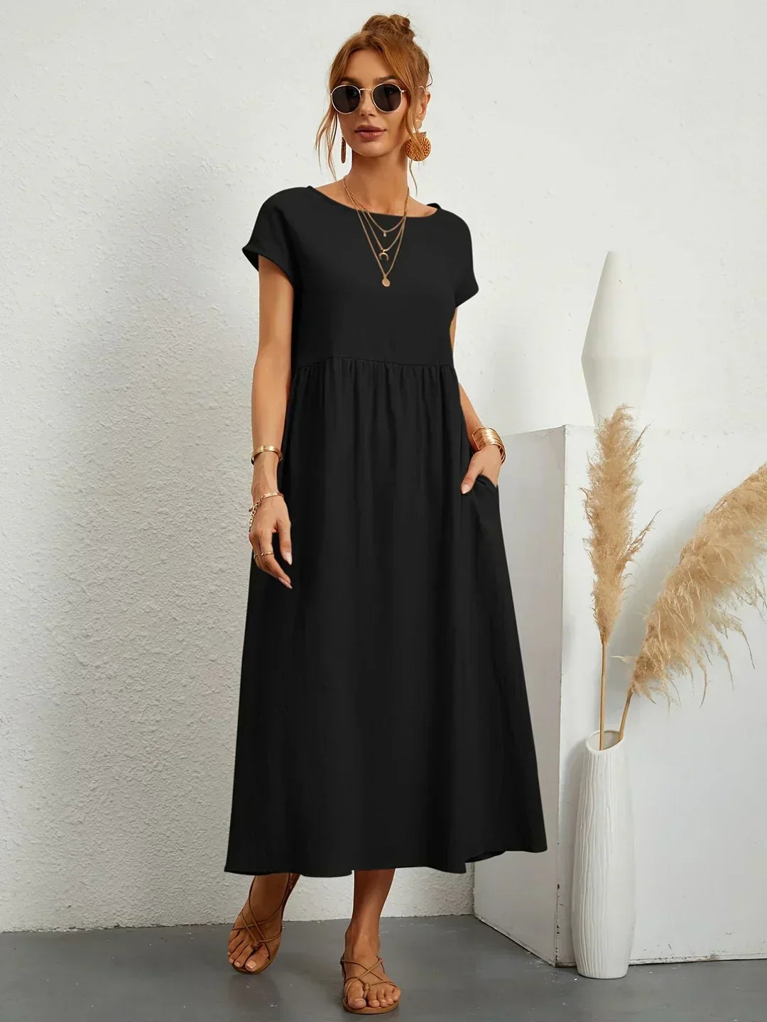 Gabrielle | Vestido midi elegante
