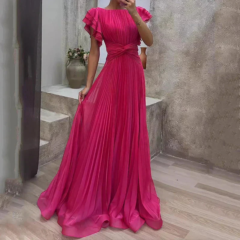 Milena | Vestido de noche plisado