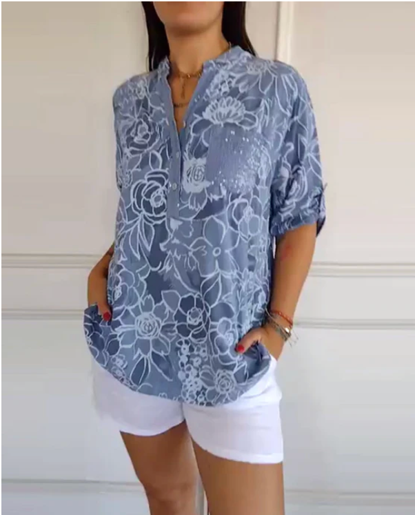 Camila | Blusa floral de verano