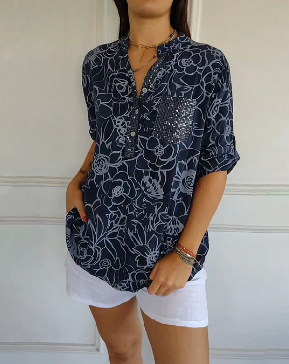 Camila | Blusa floral de verano