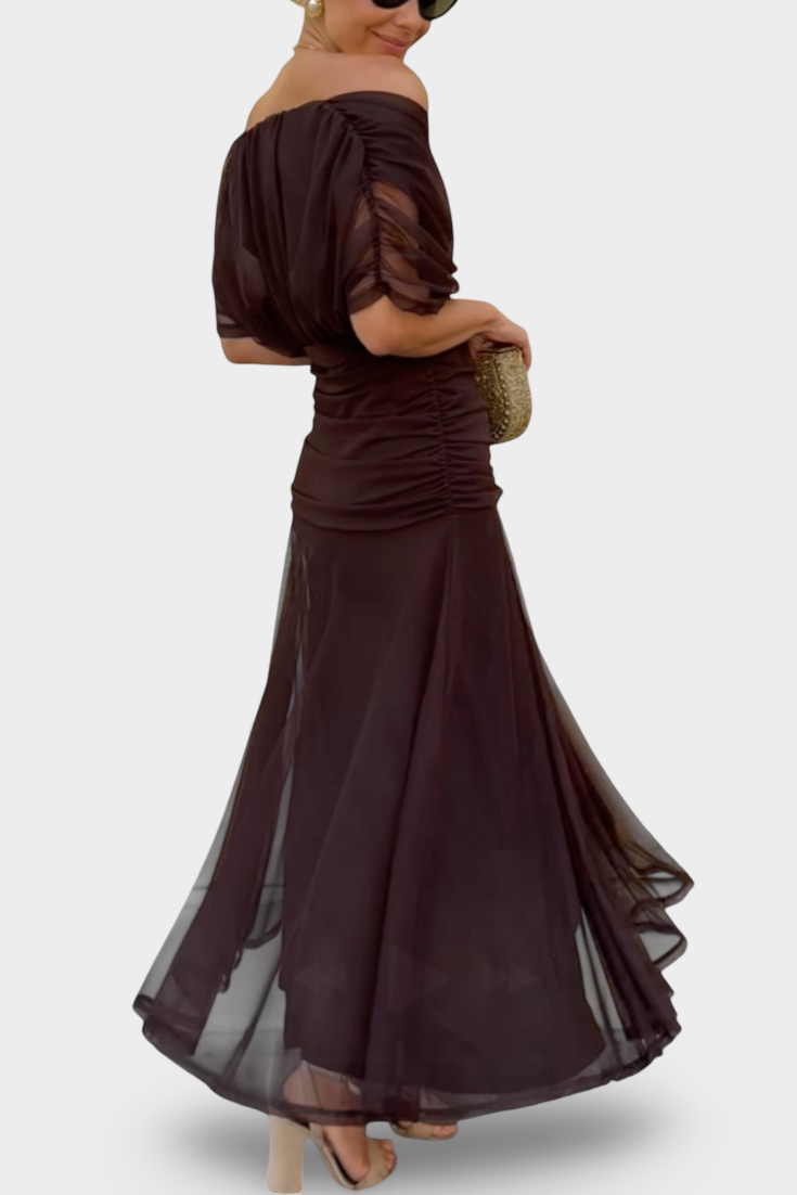 Florendra | Vestido largo floral elegante