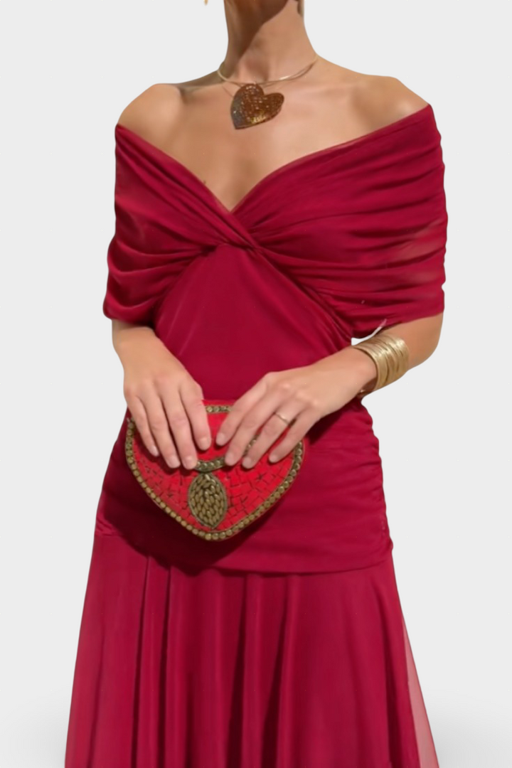 Florendra | Vestido largo floral elegante