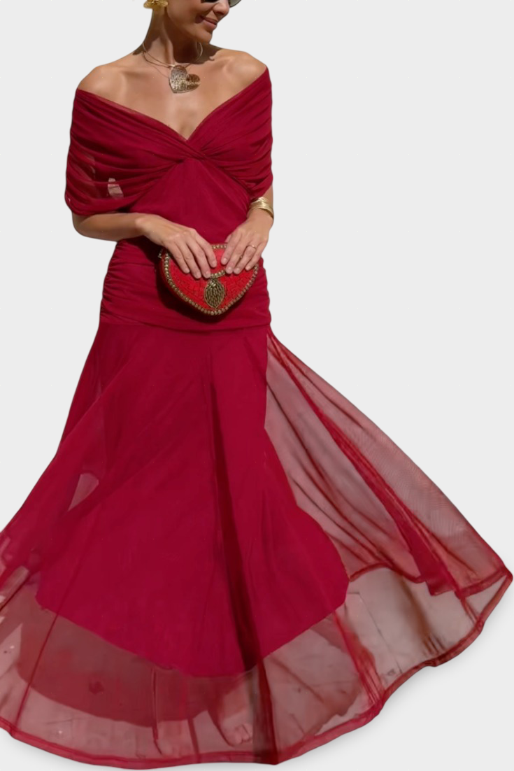 Florendra | Vestido largo floral elegante
