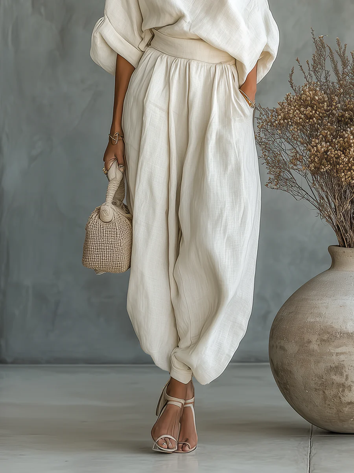 Eleonora | Elegante conjunto de dos piezas con un solo tirante