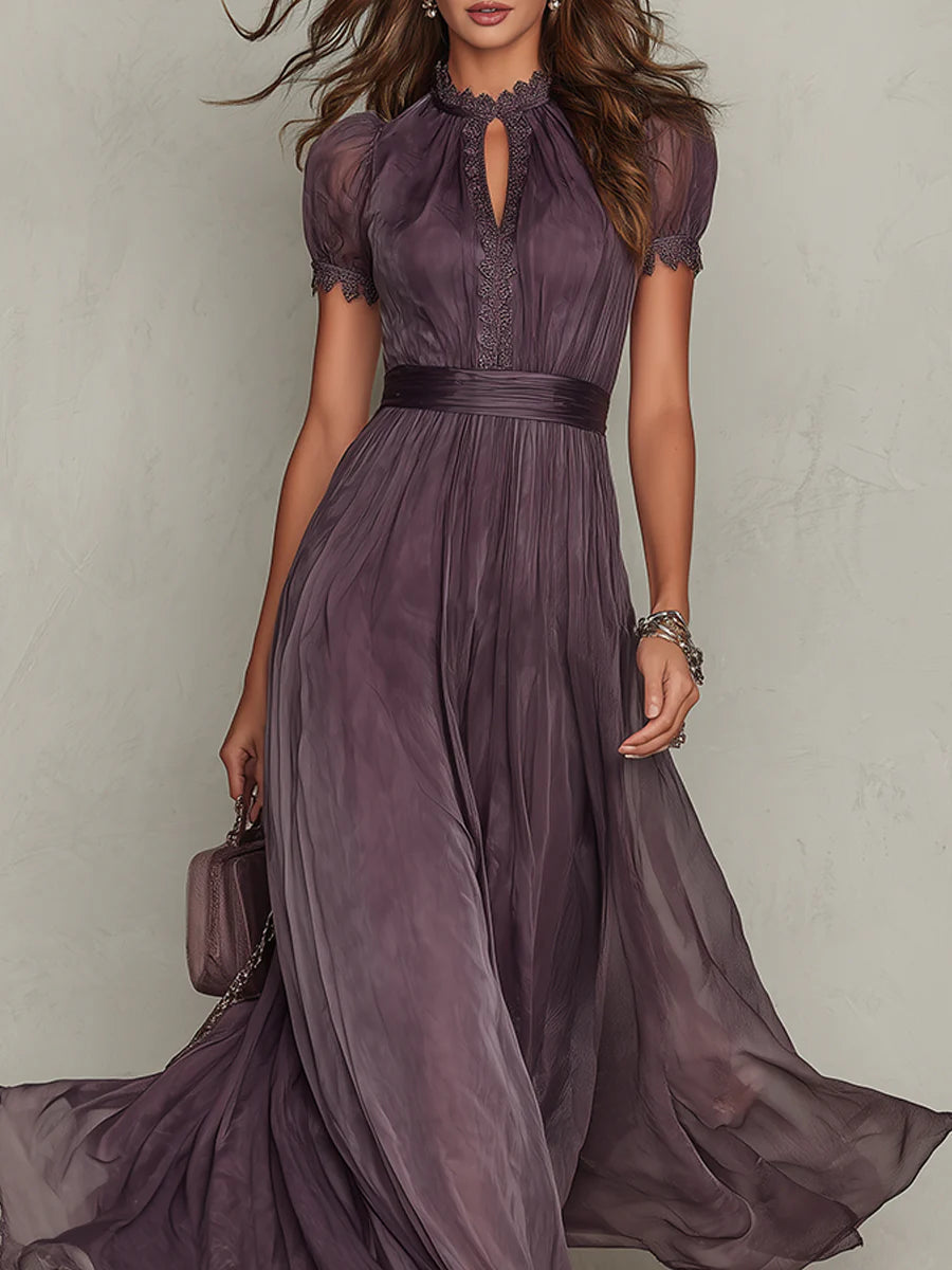 Flavia | Vestido largo morado