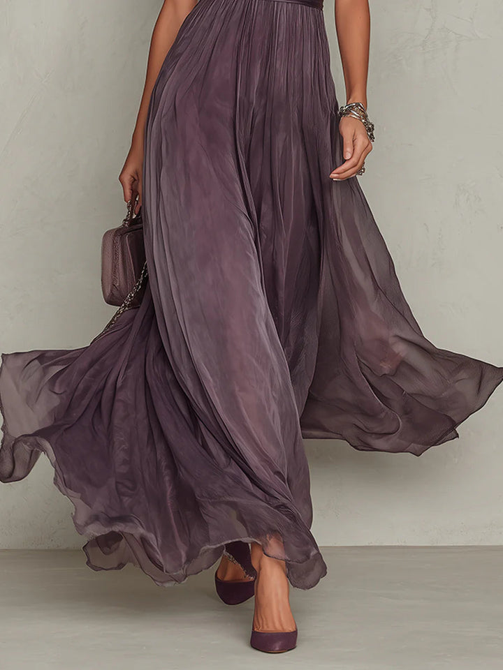 Flavia | Vestido largo morado