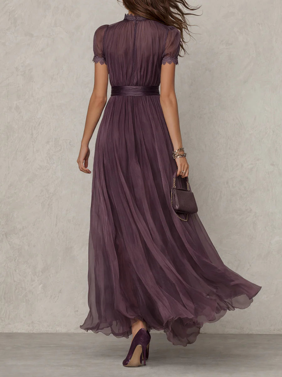 Flavia | Vestido largo morado