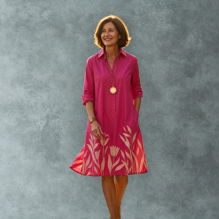 Ana | Vestido midi estampado floral