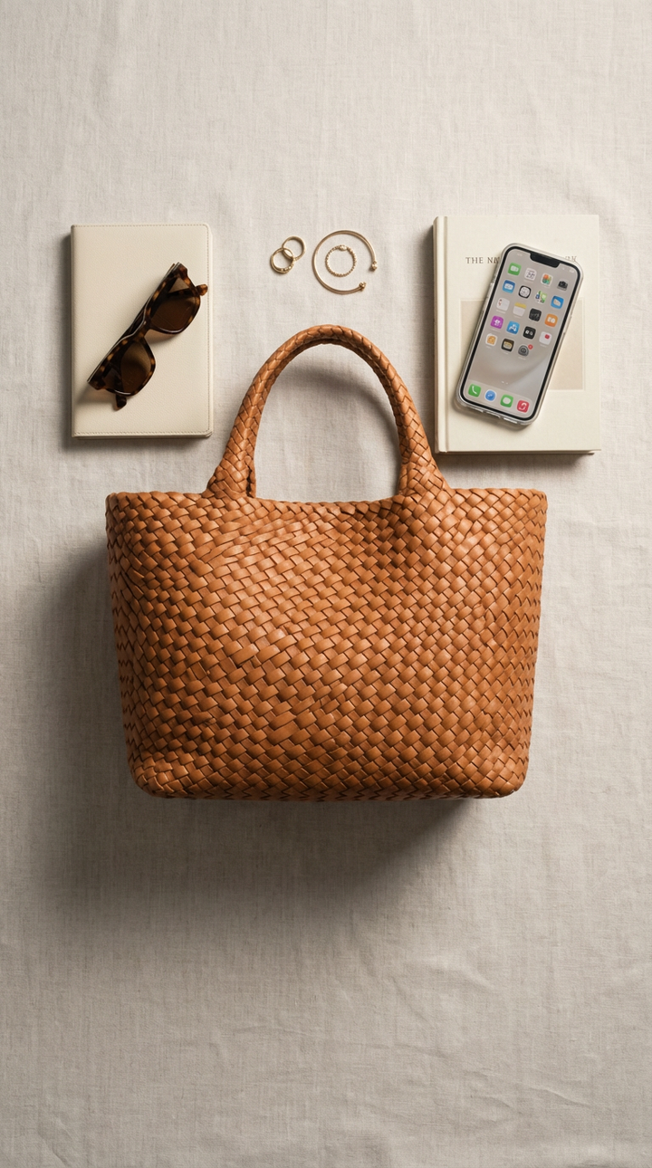 Patrimonio | Bolso tote de cuero hecho a mano Lana