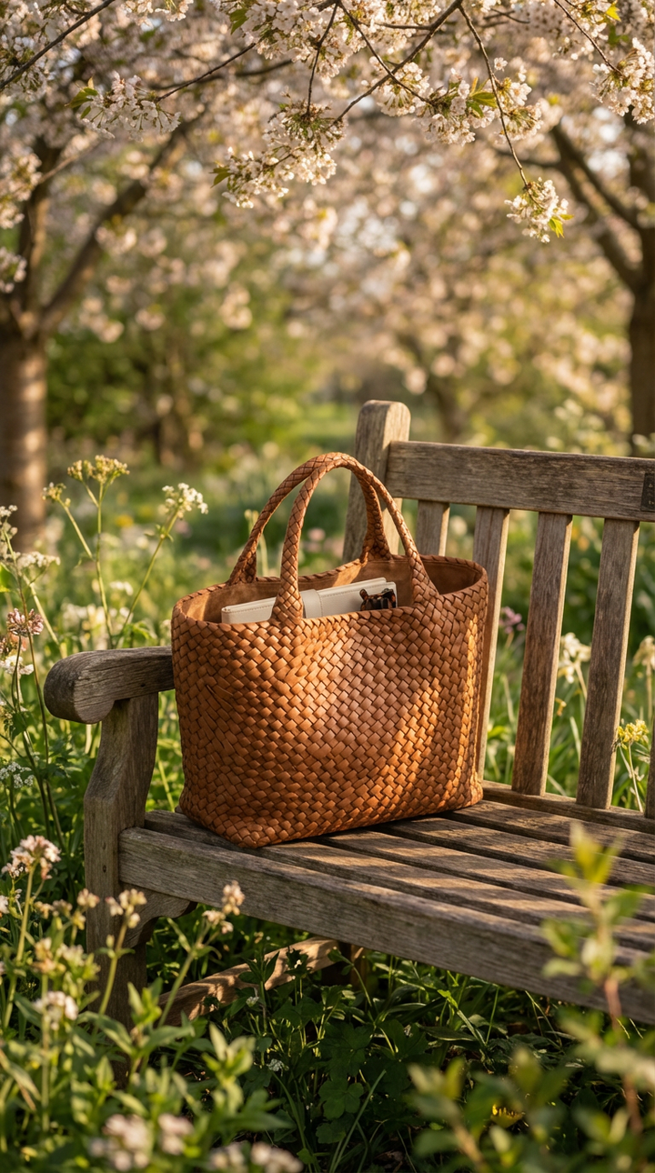 Patrimonio | Bolso tote de cuero hecho a mano Lana
