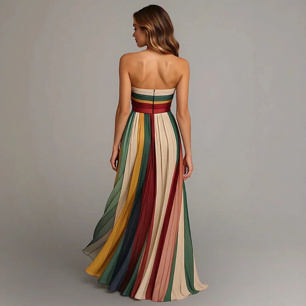 Talma | Vestido sin tirantes elegante